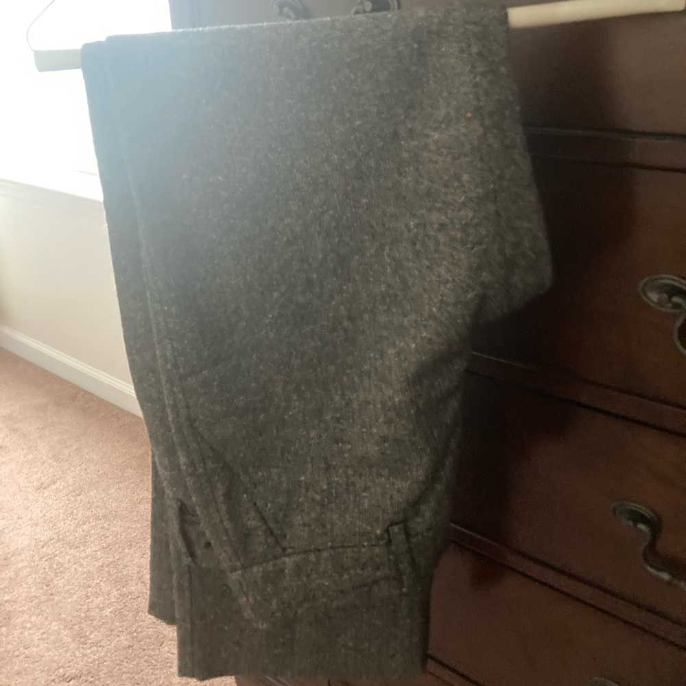 The Limited Tweed Gray Specked Trousers